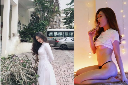 phim sex live viet nam Thùy Nguyễn hứng thú với việc khoe ngực và vùng kín